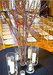 centerpiece with branches