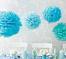 homemade tissue paper flowers