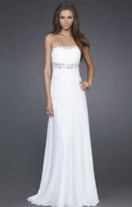 evening gown instead of wedding dress